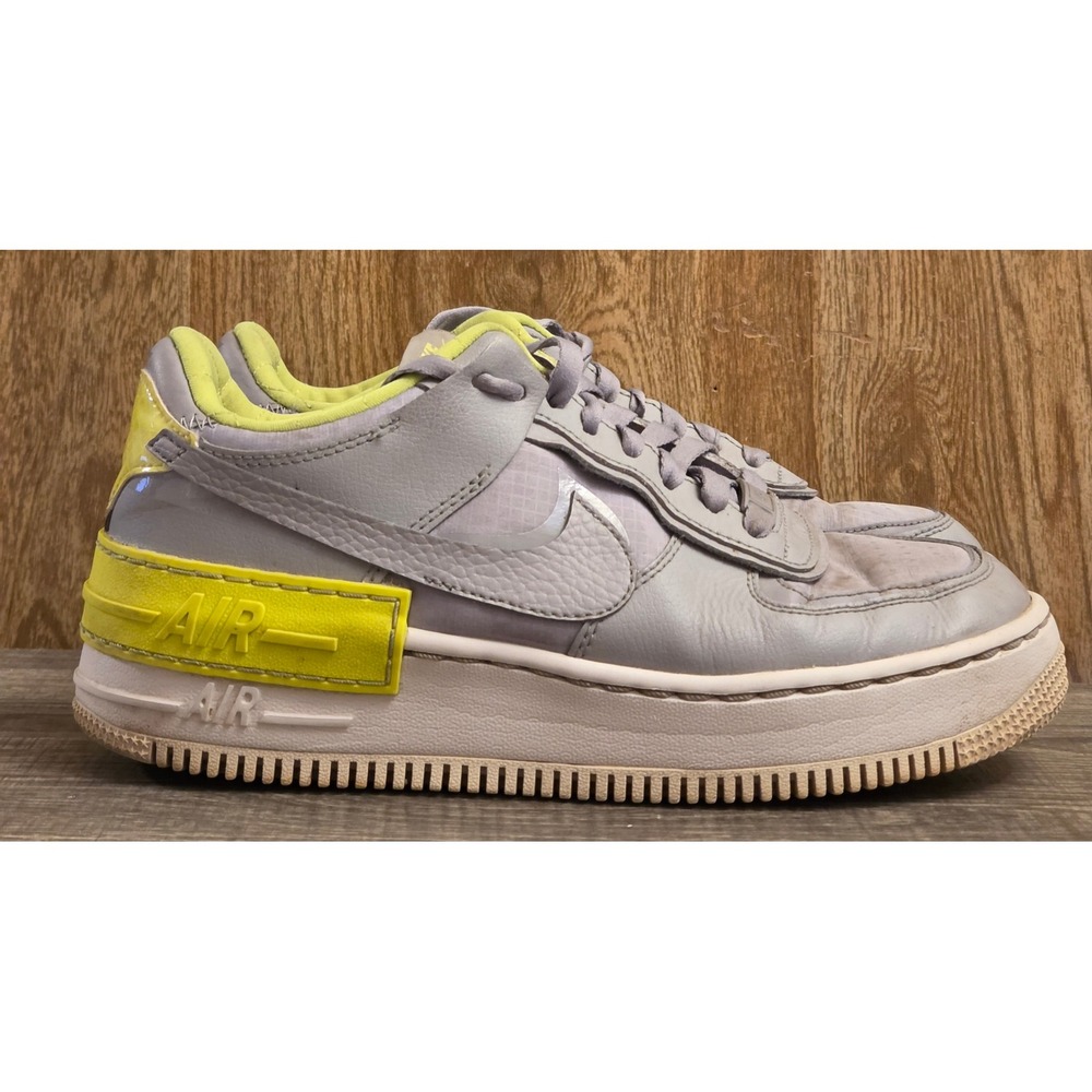 Nike Air Force 1 Shadow SE Sneakers Shoes Women's Size 8 Atmosphere Grey